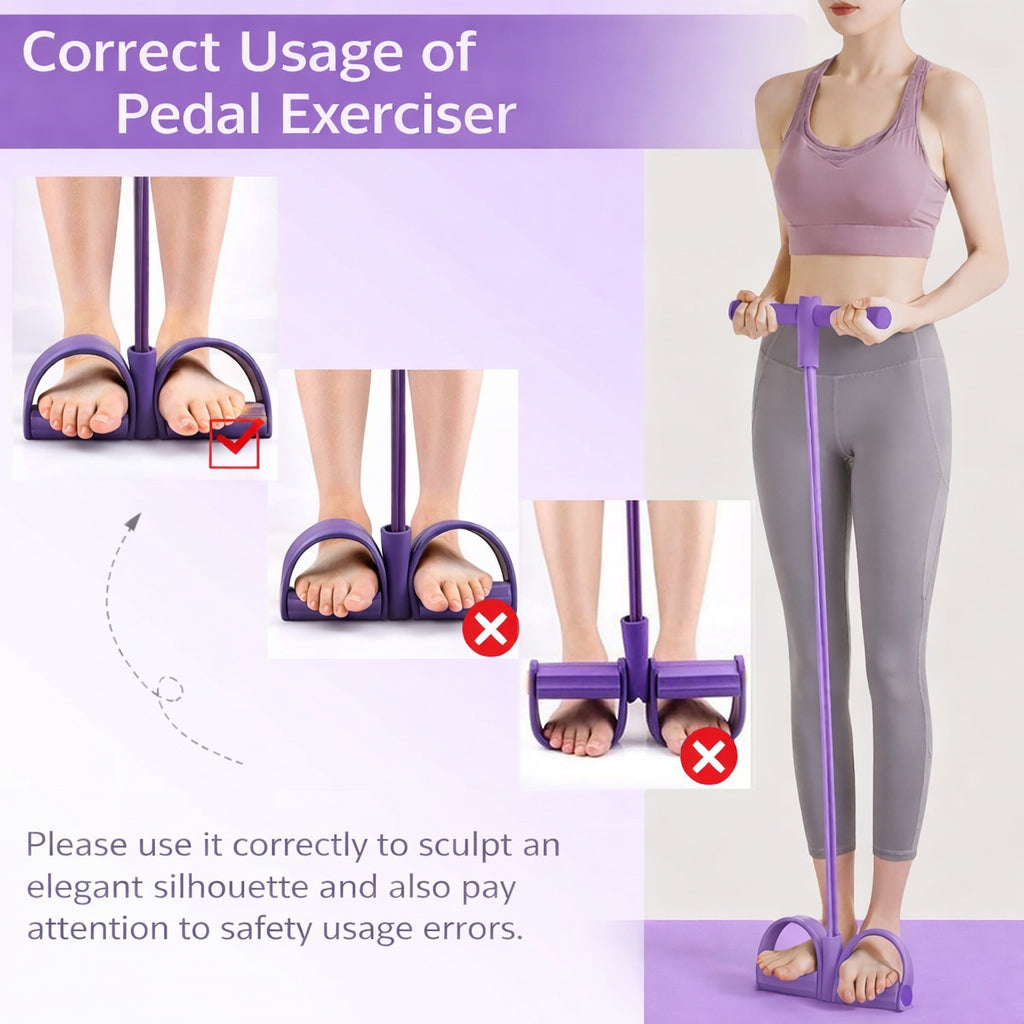 🔥8-tube pedal resistance device, removable and adjustable