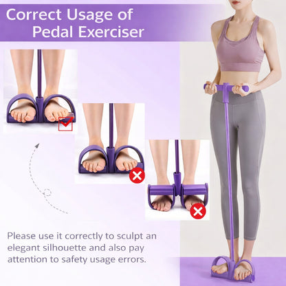 🔥8-tube pedal resistance device, removable and adjustable