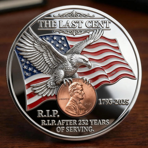 🏆Flash Sale 49% OFF - The Last Cent Commemorative Coin - Smooth version