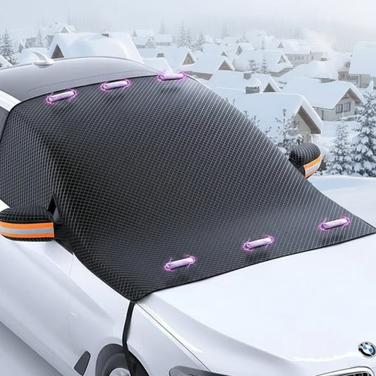 Magnetic Car Windshield Snow Cover - Windshield Cover for Ice and Snow