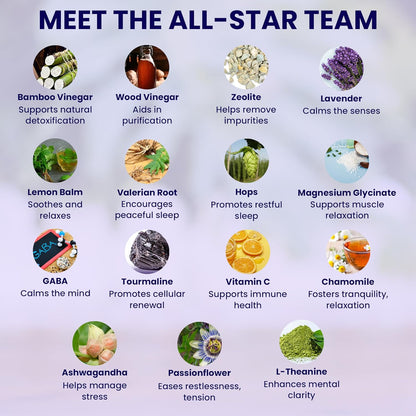 Good Night Sleep Detox Foot Pads with Magnesium Glycinate