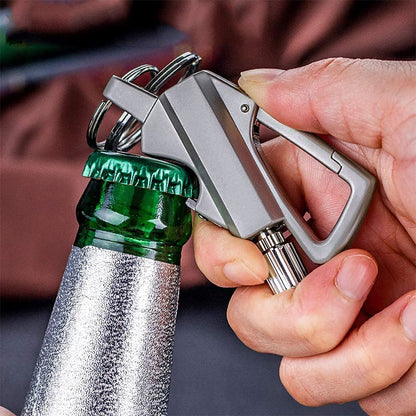 🔥Hot Sale 49% OFF🔥Permanent Match Infinity Lighter with Multitool Keychain Bottle Opener