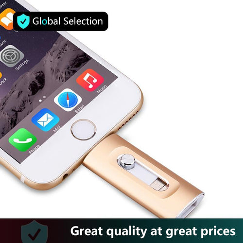 ⚡3-in-1 Flash Drive, Portable High-Speed USB 3.0 Storage