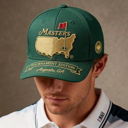 ⛳ LAST DAY 49% OFF🔥LIMITED EDITION-Masters Tournament Edition Structured Hat – Augusta National Official Style