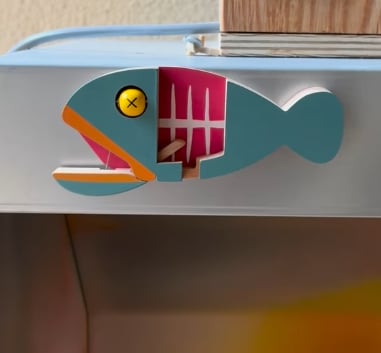 Creative Fish-Shaped Keychain