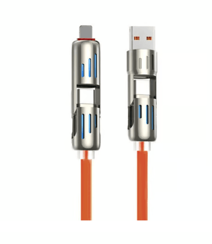 🔥6.6ft 4-in-1 USB Charging Cable fast charging MAX 60W