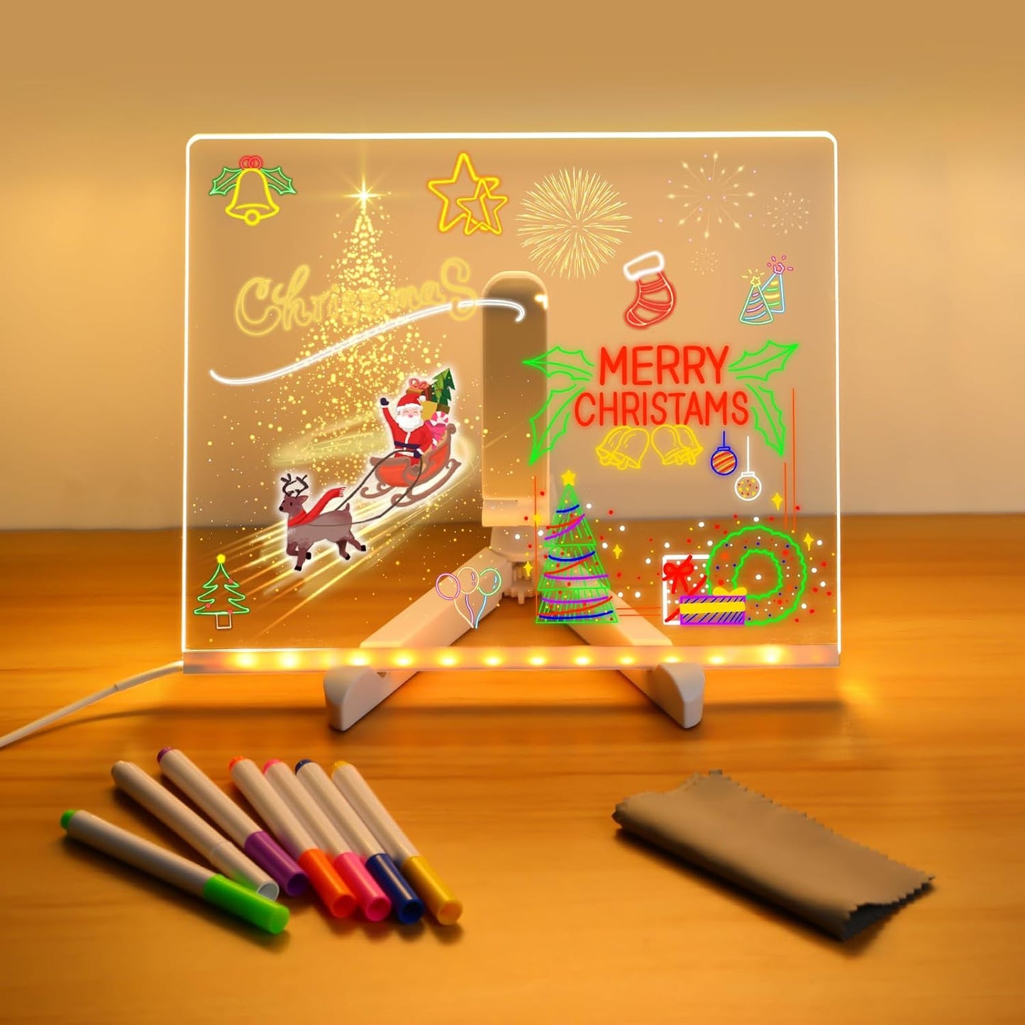 🔥Christmas Sale🎨✨ Dive Into a World of Color! This 7-Color LED Board Unleashes Creativity