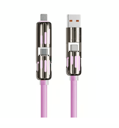 🔥6.6ft 4-in-1 USB Charging Cable fast charging MAX 60W