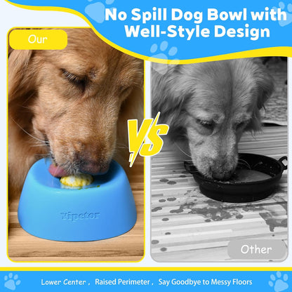🎄Christmas Sales 48% OFF🎁Slow Feeder Dog Bowls for Liquid Treat, Anti-Slip[Entertained Ball-in] Bone Broth Dog Lick Bowl