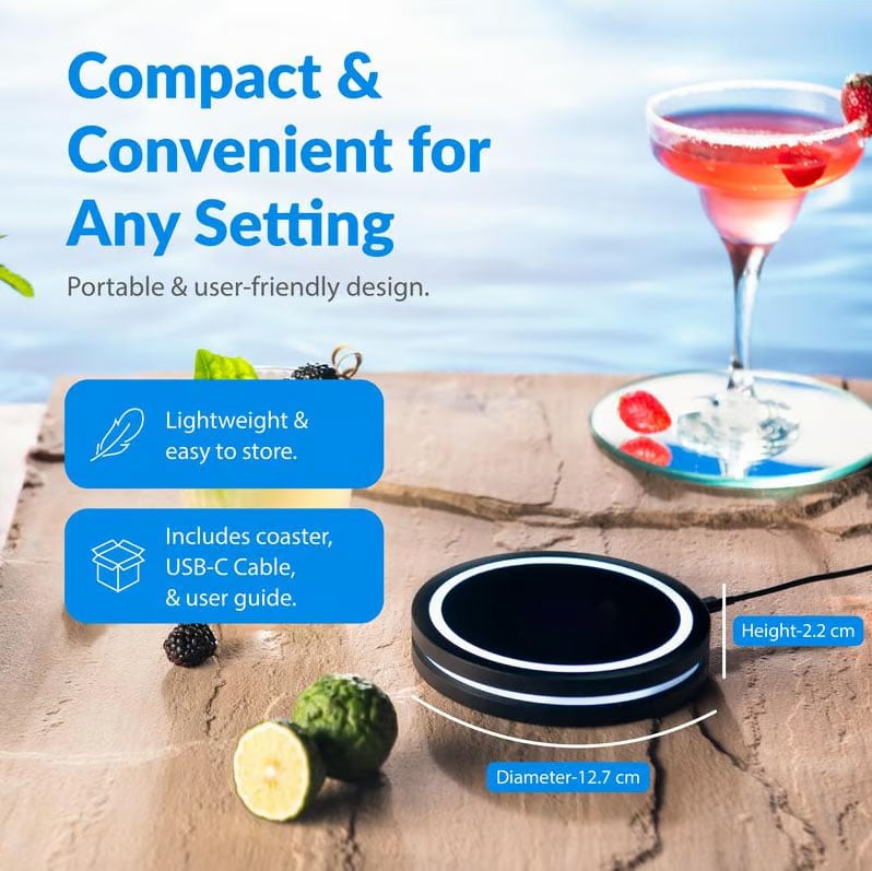🎉Holiday Haul Sale-Up to 49% off🔥Smart Coaster 2.0 Cocktail Machine – Your Home Smart Mixologist, Grab Now!