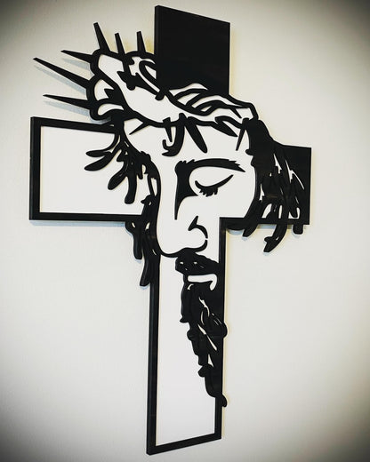 ON SALE🔥Jesus Cross Metal Sign Christ Wall Decor