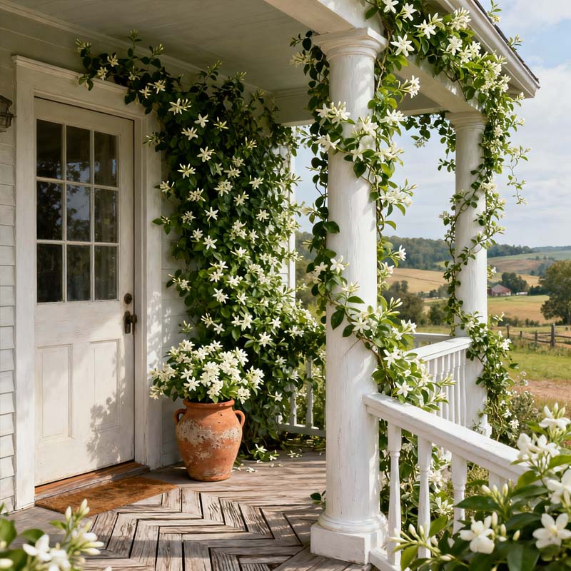 🌿❄️ Midnight Perfume Jasmine Seeds – Winter Planting, Perennial Blooms & Fragrant Garden Elegance 🌸