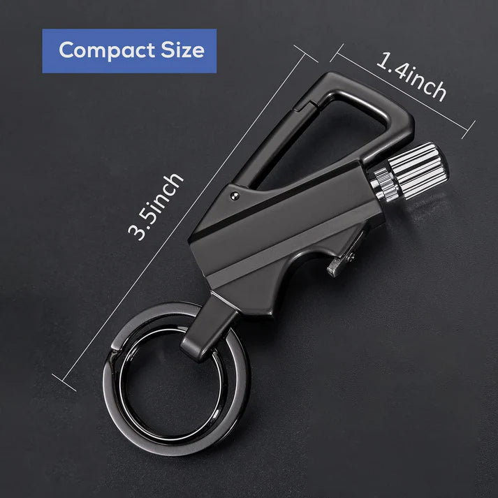 🔥Hot Sale 49% OFF🔥Permanent Match Infinity Lighter with Multitool Keychain Bottle Opener