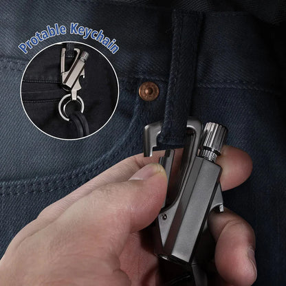 🔥Hot Sale 49% OFF🔥Permanent Match Infinity Lighter with Multitool Keychain Bottle Opener