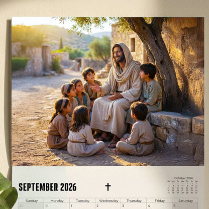 ✝️Jesus Christ Exquisite Images 2026 Wall Calendar -Daily Faith, Peace & Divine Inspiration