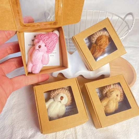 ⏰🎁Handcrafted mini teddy bear in a box
