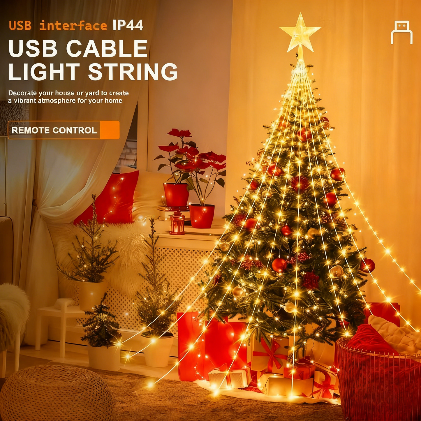 🎁Early Holiday Sale 50% OFF🎄Starlight Cascade Christmas Lights