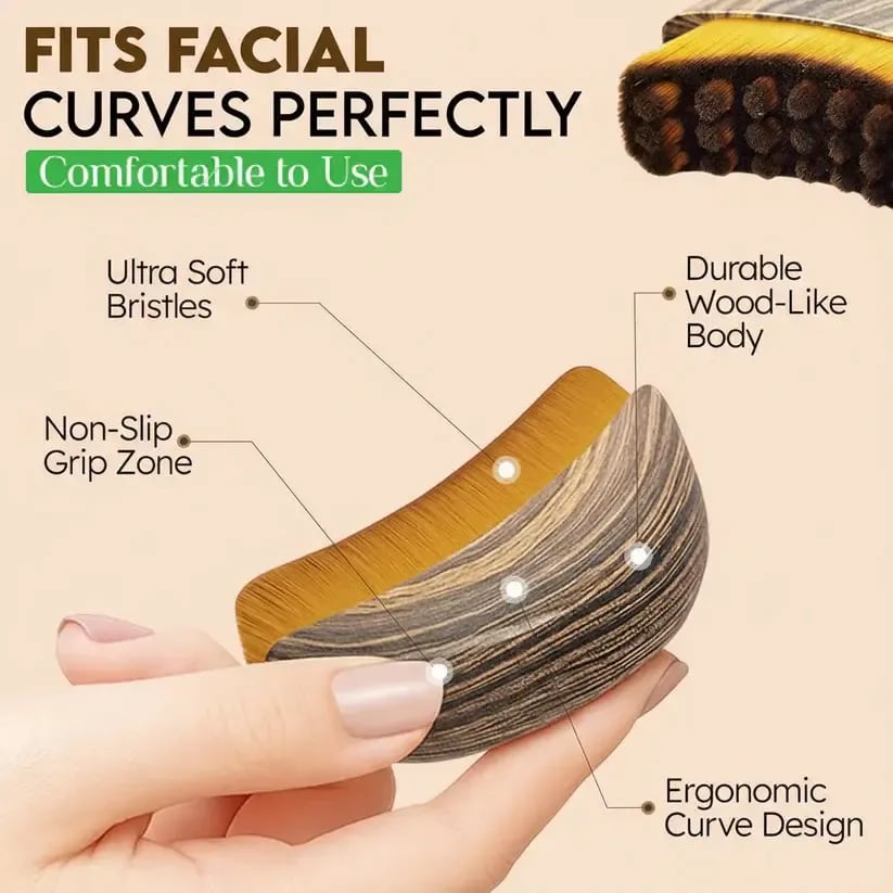 49% OFF This Week Promotions🎉🎉Lymphatic Contour Face Brush: Dry Brushing Massager for Lymphatic Drainage & Jawline Sculpting