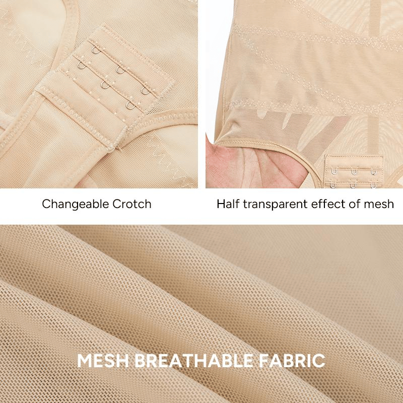 [MAX] Springtok Women's Clothing Mesh Breathable Basic fajas para mujer One Piece Bodysuits, Minimalist Comfort Sleeveless Tops Womenswear