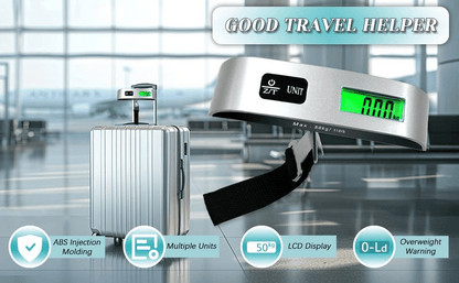 🧳 Portable Digital Luggage Scale – Avoid Overweight Fees & Travel Smart! ⚖️✈️ Accurate, Compact & Easy!