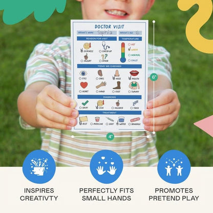 🔥Last Day 49% OFF - 🥳 Pretend Play Notepads | 2-Pack | 40 Pages Each ✨