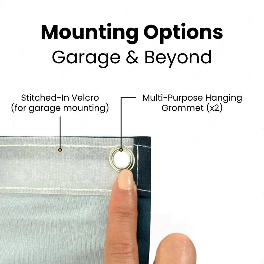 Santa With Kids| Christmas Garage Door Cover