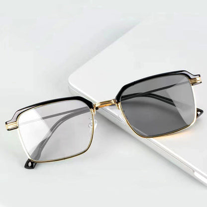 Frameless Progressive Reading Glasses – Multi-Focus Vision with Blue Light Protection for Men & Women