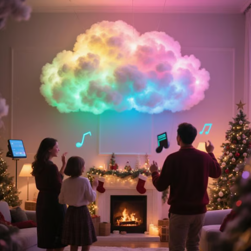⏳Limited time 50% off⏰DIY USB-Powered Thundercloud LED Light Decor
