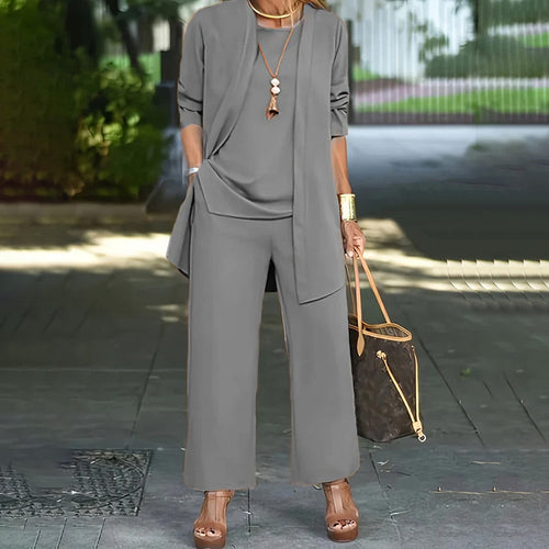 Elegant Women's Relaxed Fit 3-Piece Set