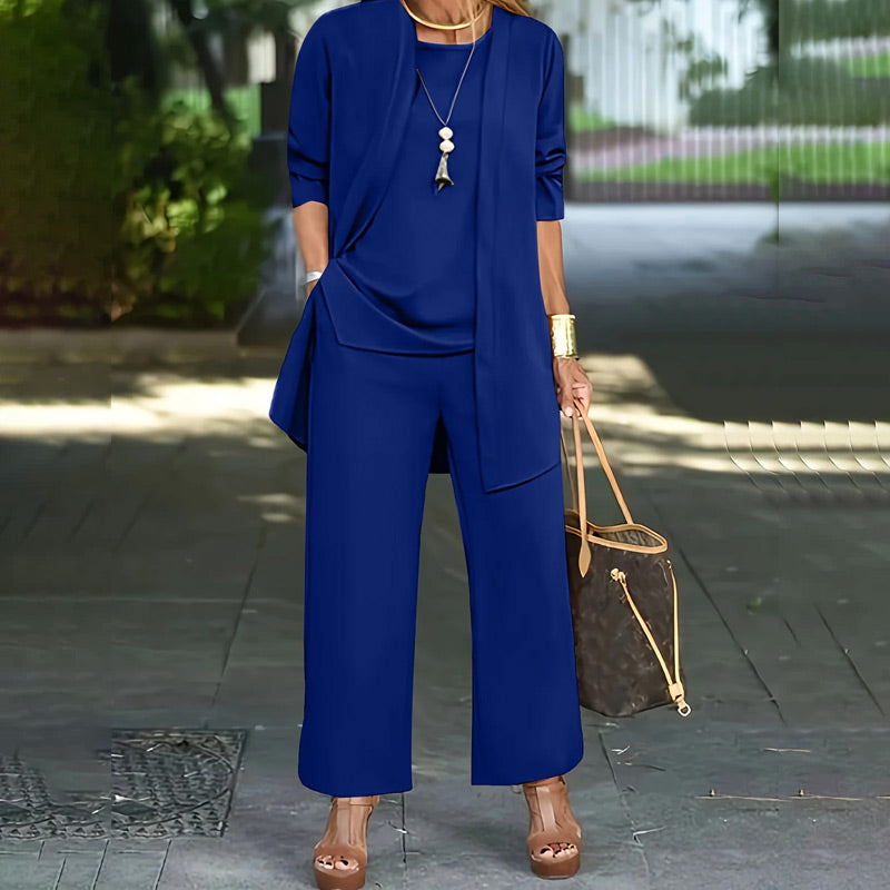 Elegant Women's Relaxed Fit 3-Piece Set