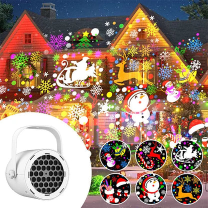 USB Christmas Projector Lamp with 16 Patterns