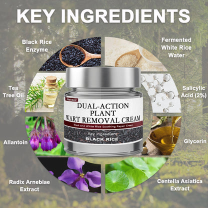 Natravor® Black Rice Skin Repair Essence Cream ⚕️ FDA Certified (Removes warts and skin growths, improves keratin buildup and seborrheic dermatitis, follicular keratosis, age spots, and bruising)